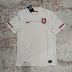 Nike White Serbia Home Jersey 2010